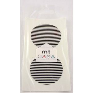 Zestaw 10 czarno-białych naklejek washi MT Masking Tape Casa