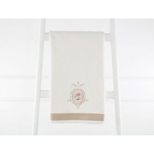Beżowy ręcznik do rąk Madame Coco, 50x76 cm
