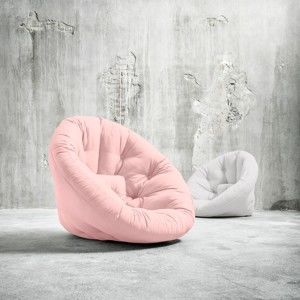 Fotel rozkładany Karup Nido Pink Peonie