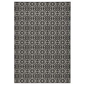 Czarny dywan Hanse Home Gloria Pattern, 80x150 cm