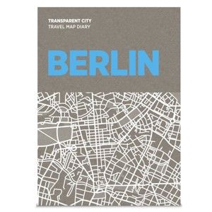 Mapa z kartkami na notatki Palomar Transparent City Berlin