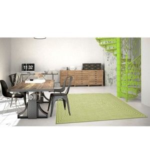 Zielony dywan odpowiedni na zewnątrz Floorita Braid, 200x285 cm