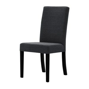 Ciemnoszare krzesło z czarnymi nogami Ted Lapidus Maison Tonka