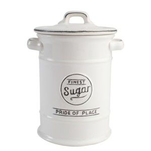 Biały pojemnik ceramiczny na cukier T&G Woodware Pride of Place