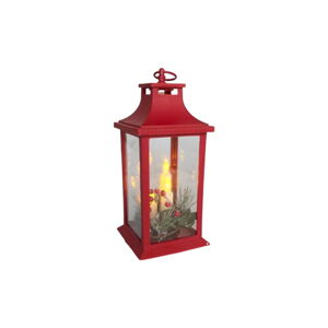 Czerwony lampion LED (wysokość 32 cm) – Dakls