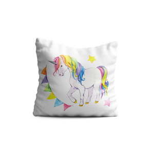 Poduszka dziecięca OYO Kids Colorful Unicorn, 40x40 cm