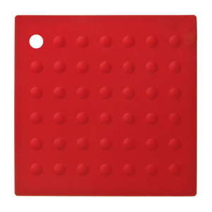 Czerwona silikonowa podkładka pod garnki Premier Housewares Zing