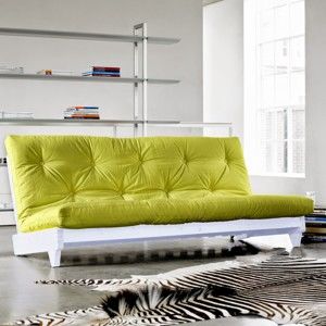 Sofa rozkładana Karup Fresh White/Pistacie