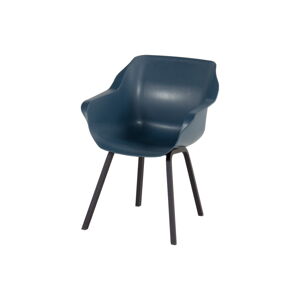 Ciemnoniebieskie plastikowe krzesła ogrodowe zestaw 2 szt. Sophie Element – Hartman