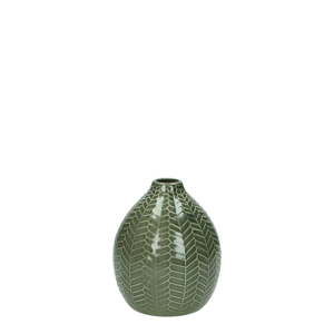 Szary wazon ceramiczny HF Living, wys. 13 cm