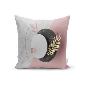 Poszewka na poduszkę Minimalist Cushion Covers BW Marble Circles, 45x45 cm