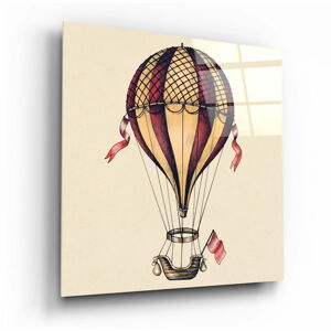 Szklany obraz Insigne Ballon Journey Towards Freedom, 60x60 cm