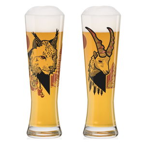 Zestaw 2 szklanek do piwa ze szkła kryształowego Ritzenhoff Black Label Daniel Fatemi, 660 ml