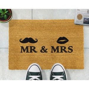 Wycieraczka Artsy Doormats Mr and Mrs, 40x60 cm