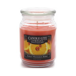 Świeczka w szkle o zapachu mandarynki Candle-Lite, 110 h