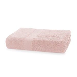 Różowy ręcznik kąpielowy DecoKing Marina, 70x140 cm