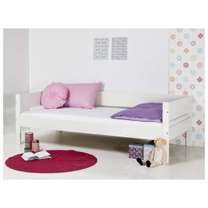 Białe łóżko dziecięce Manis-h Huxie, 90x200 cm