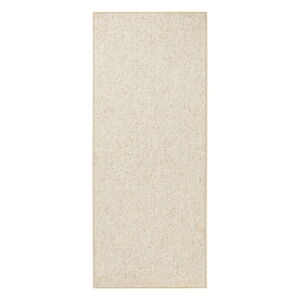 Kremowy dywan BT Carpet Wolly, 80x300 cm