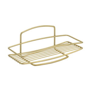 Stalowa półka łazienkowa w kolorze złota Onda – Metaltex