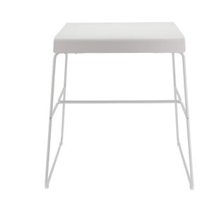 Biały metalowy stół 58x75 cm A-Café – Zone