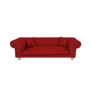 Czerwona sofa dla psa Marendog King
