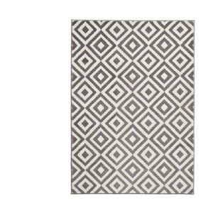 Szaro-biały dywan Think Rugs Matrix Grey White, 120x170 cm