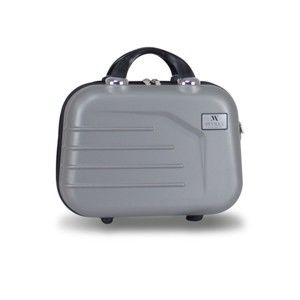 Szara damska walizka podręczna My Valice PREMIUM Make Up & Hand Suitcase