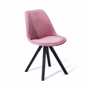 Zestaw 2 różowych krzeseł loomi.design Dima