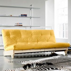 Sofa rozkładana Karup Design Fresh Natural Clear/Yellow