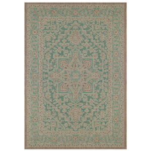 Zielono-beżowy dywan odpowiedni na zewnątrz NORTHRUGS Anjara, 160x230 cm