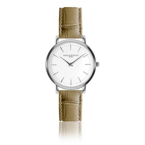 Zegarek z jasnobrązowym skórzanym paskiem Annie Rosewood Elsa Croc