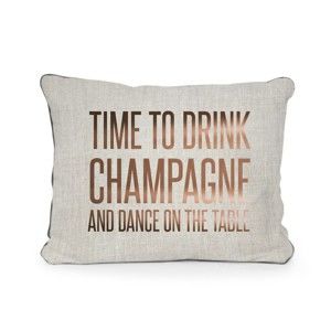 Poszewka na poduszkę z mikrowłókna Really Nice Things Champagne, 50x35 cm