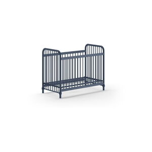 Niebieskie metalowe łóżeczko 60x120 cm BRONXX – Vipack