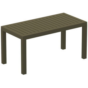 Brązowy stolik ogrodowy Resol Click-Clack, 90x45 cm