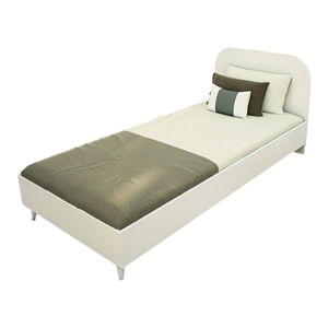 Białe łóżko 90x190 cm Lavinia – Kalune Design