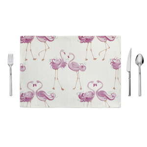 Mata kuchenna Home de Bleu Love Flamingos, 35x49 cm
