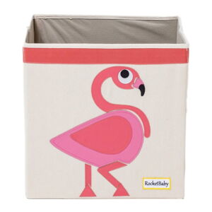 Materiałowa skrzynia do przechowywania dzieci Mingo the Flamingo - Rocket Baby
