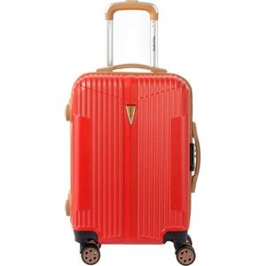 Ciemnoczerwona walizka podręczna na kółkach Murano Sympathy, 44 l
