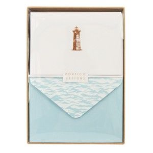 Zestaw 10 kart okolicznościowych Portico Designs Lighthouse
