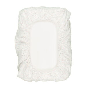 Biały pokrowiec na materac z ręcznikiem Tiseco Home Studio, 55x75 cm
