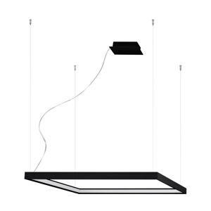 Czarna lampa wisząca LED 130x40 cm Jutila – Nice Lamps