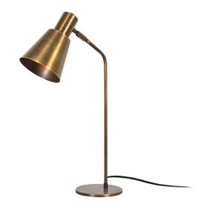 Lampa stołowa w kolorze brązu z metalowym kloszem (wysokość 50 cm) Sivani – Opviq lights