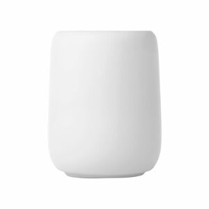 Biały ceramiczny kubek na szczoteczki Blomus, obj. 0,3 l