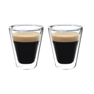 Zestaw 2 szklanek z podwójną ścianką Bredemeijer Caffeino, 85 ml
