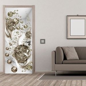 Fototapeta na drzwi Bimago Bubble Abstraction, 80x210 cm