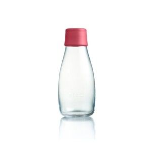 Malinowa butelka ReTap ze szkła z dożywotnią gwarancją, 300 ml