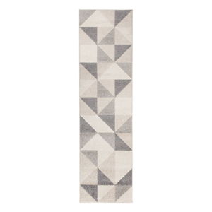 Szaro-beżowy chodnik Flair Rugs Urban Triangle, 60x220 cm