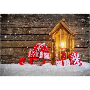 Dywan Vitaus Christmas Period Gifts And Lantern, 50x80 cm