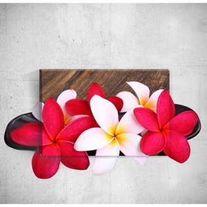 Obraz 3D Mosticx Three Flowers, 40x60 cm