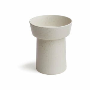 Biały kamionkowy wazon Kähler Design Ombria, wys. 20 cm